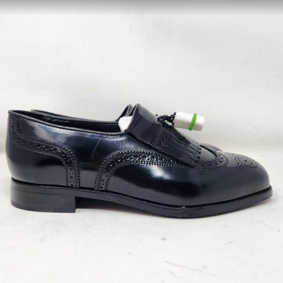 Men\'s 8 EEE X-Wide Florsheim Lexington black wingtip loafers dress shoes 17073 main image 10